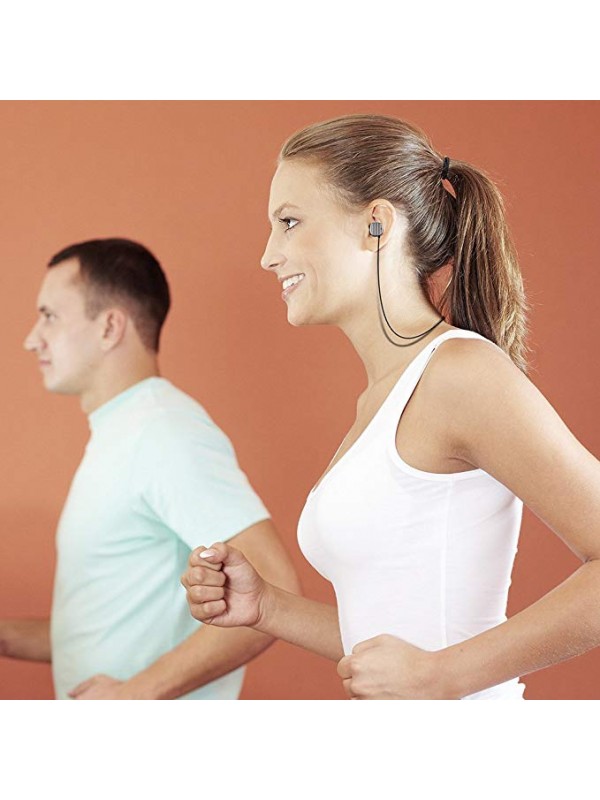 Active Noise Cancelling Headphones, Wireless In Ear Bluetooth Earbuds with Hard Travel Case Built in Microphone Volume Control Enhanced Bass Ear buds