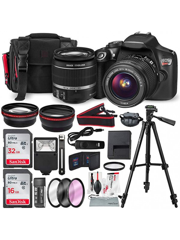 DSLR Camera with EF-S 18-55mm f/3.5-5.6 is II Lens...