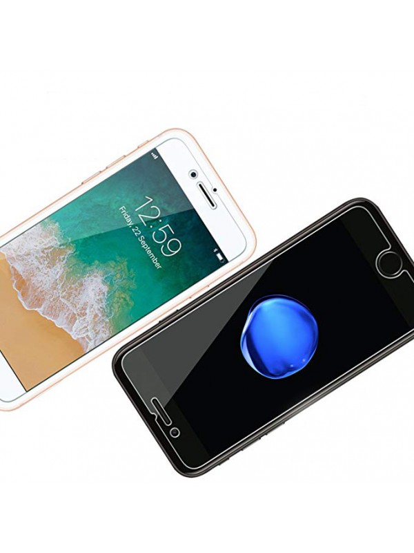 9H Hardness HD Tempered Glass Screen Protector for Apple iPhone 8 Plus / iPhone 7 Plus, 2 Pack