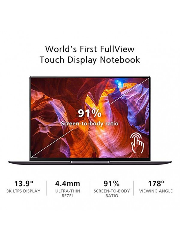 MateBook X Pro Signature Edition Thin & Light Laptop, 13.9" 3K Touch, 8th Gen i7-8550U, 16 GB RAM, 512 GB SSD, GeForce MX150, 3:2 Aspect Ratio, Office 365 Personal, Space Gray - Mach-W29C