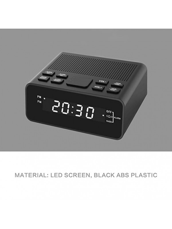 Alarm Clock Radio, Digital FM Radio Alarm Clock for Bedroom