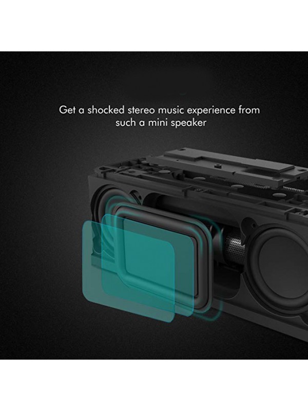 Chocolate Bluetooth Speakers Portable Waterproof Shower Wireless Speaker with 3D Stereo Bass Sound for Indoor Outdoor