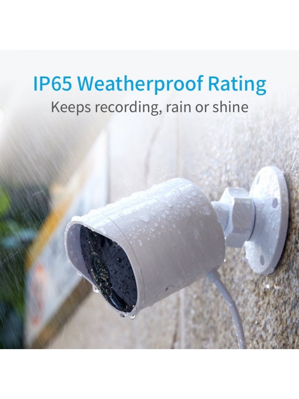 Outdoor Security Camera, 1080p Cloud Cam 2.4G Wireless IP Waterproof Night Vision Surveillance System with Two-Way Audio, Motion Detection, Activity Alert, Deterrent Alarm - iOS, Android App