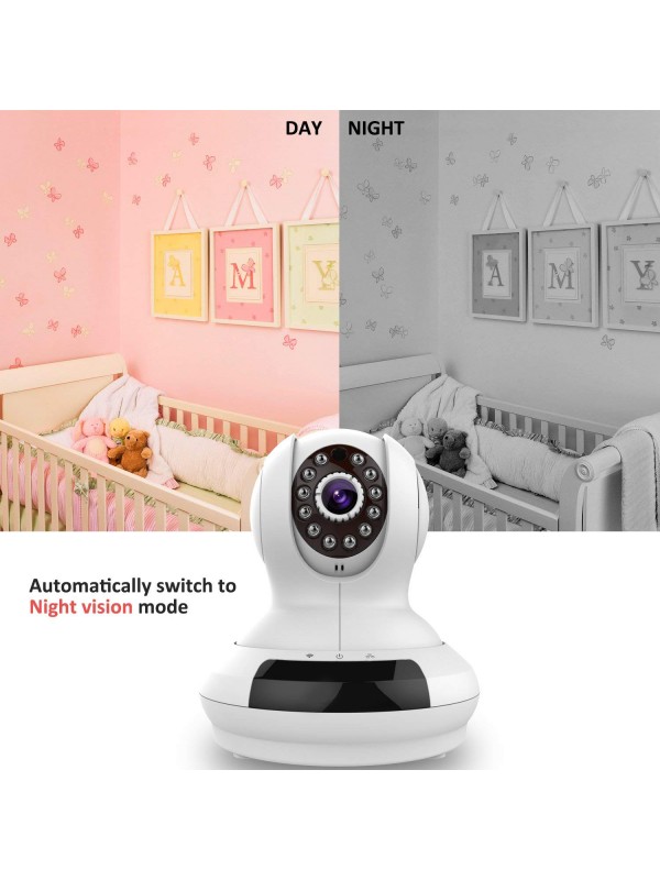 Wireless Camera, Baby Monitor WiFi IP Surveillance Camera HD 720P Nanny Cam Video